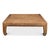 Ming Style Square Coffee Table in Tan Reclaimed Pine For Sale In Raleigh - Image 6 of 11