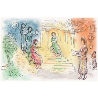 Marc Chagall, Ulysses Before Alcinous from Odyssey, 1989, Lithograph For Sale