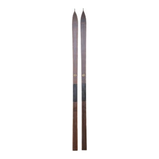 Antique Northland Wooden Skis – St. Paul, Minnesota – Vintage Nordic Ski Lodge Wall Decor – 83" Pair For Sale