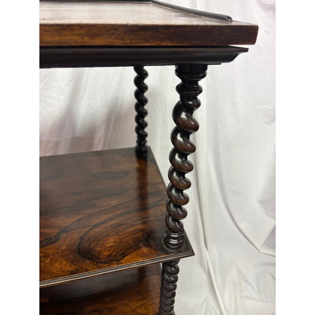 Early 19th Century English Regency Rosewood Etagere, Circa 1820-30 For Sale - Image 5 of 13