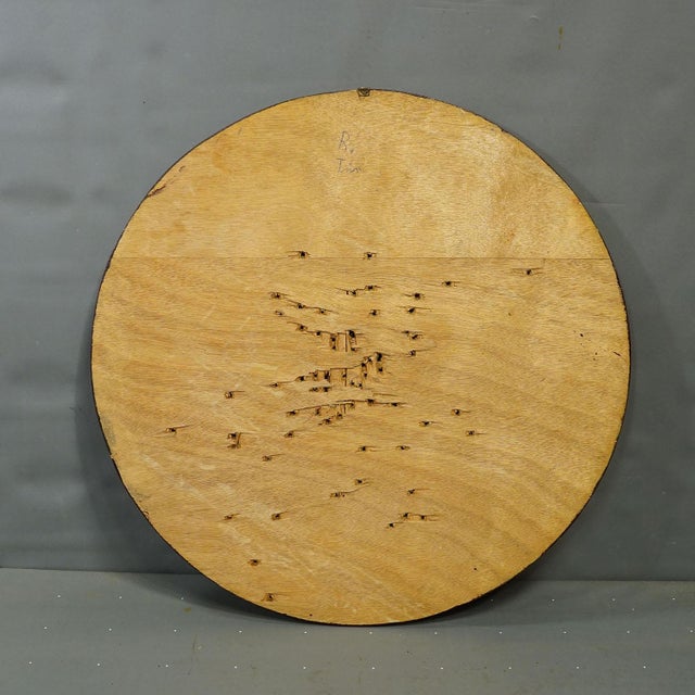 Wood Vintage Honor Target With Forest Scene, Germany 1964 For Sale - Image 7 of 7