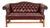 Hancock and Moore Style Vintage Chippendale Tufted Oxblood Leather Camelback Chesterfield Sofa, Circa 1980s For Sale