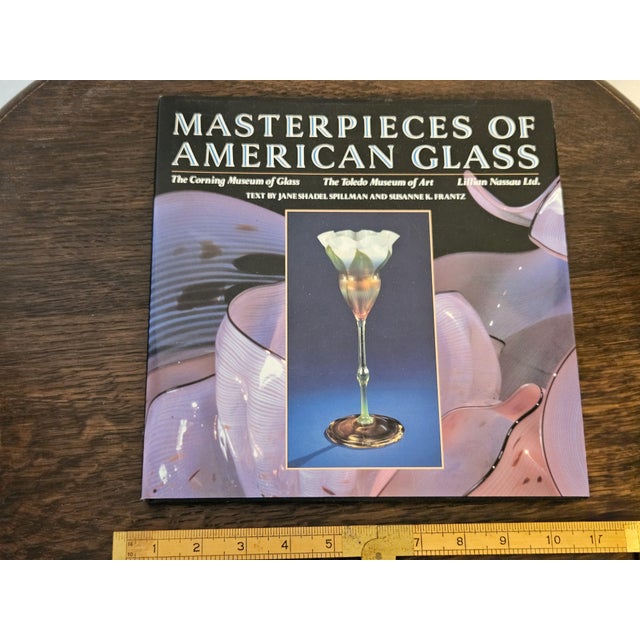 This marvelous vintage 1990s "Masterpieces of American Glass" include a variety of American glass makers including Tiffany...