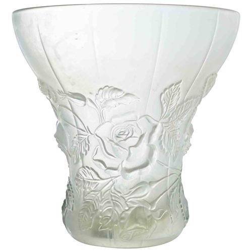 1930s Art Deco Satin Barolac Glass Vase by Joseph Inwald, 1930s For Sale - Image 5 of 5