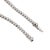 White Mid Century 20 Carat Total Weight Diamond Platinum Necklace For Sale - Image 8 of 8