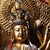 Metal Monumental Vintage Gilt Bronze Thousand-Hand Guanyin Figure – 60cm Painted Statue For Sale - Image 7 of 10