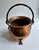 Iron Footed & Handled Hand Hammered Copper Pot, C. 1970's For Sale - Image 9 of 17
