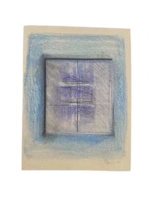 Claudio Palmieri - Transparencies - Original Pastel Drawing - 1989s