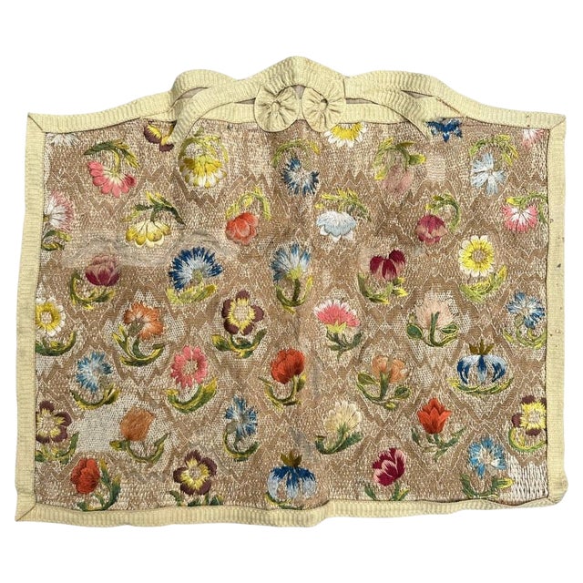 Hungarian Embroidery Textile Piece For Sale