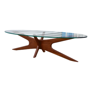 Mid Century Walnut Jacks Coffee Table by Adrian Pearsall for Craft Associates