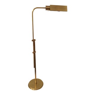 Frederick Cooper Telescoping Brass Floor Lamp For Sale