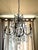 Large Louis XV Chandelier in Blue Murano Glass and White Crystal, 1950 For Sale - Image 15 of 17