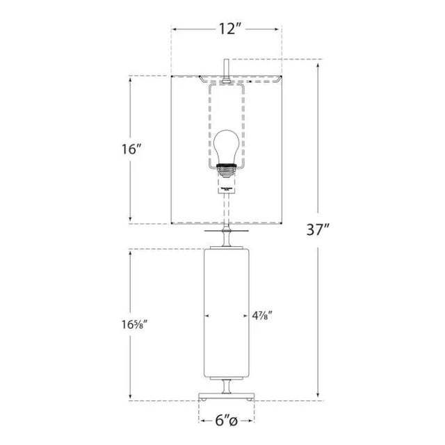 Modern Kate Spade New York for Visual Comfort Signature Beekman Table Lamp in Maraschino Reverse Painted Glass with Pink Linen Shade For Sale - Image 3 of 3