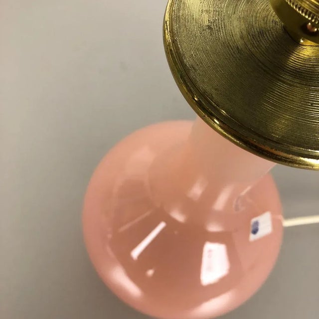 Opaline Murano Glass Table Light from Cenedese Vetri, Italy, 1960s For Sale - Image 11 of 18