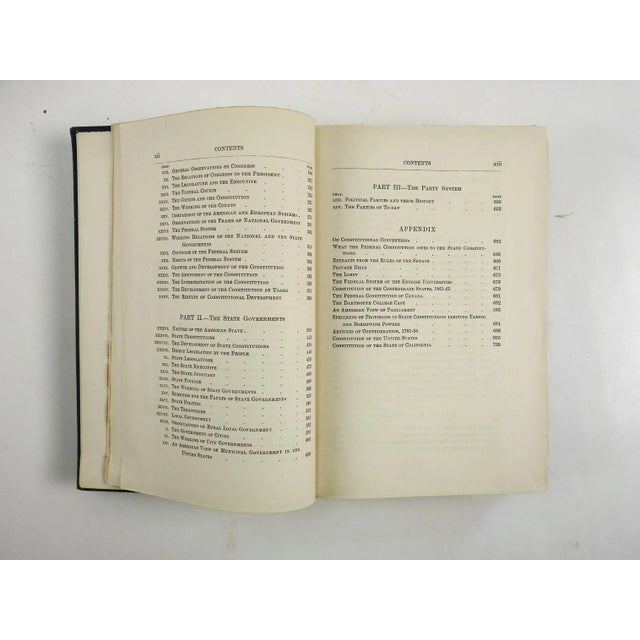 1888 the American Commonwealth by James Bryce Books - a Pair For Sale In San Antonio - Image 6 of 6