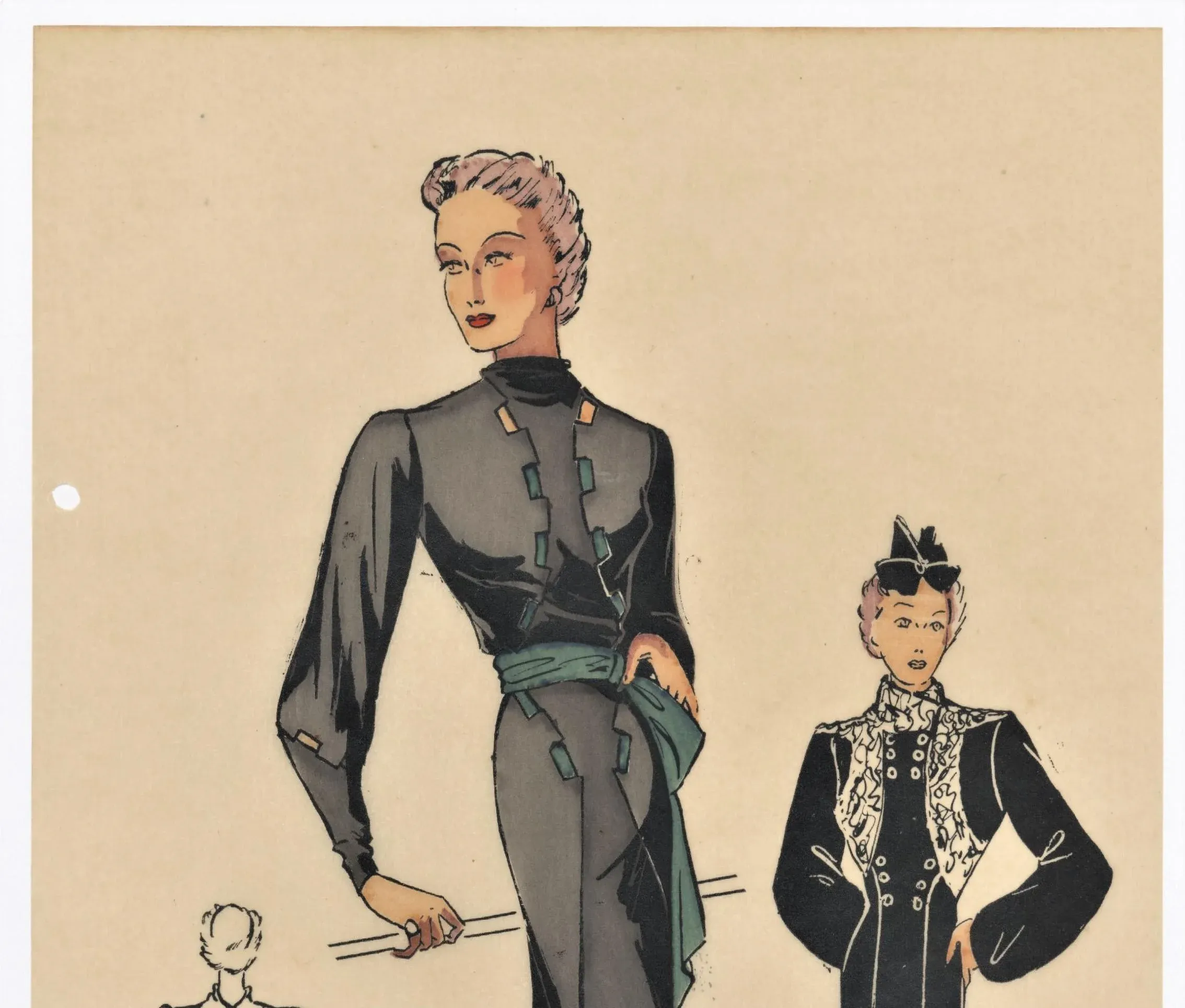 Art Deco Fashion Print | Chairish