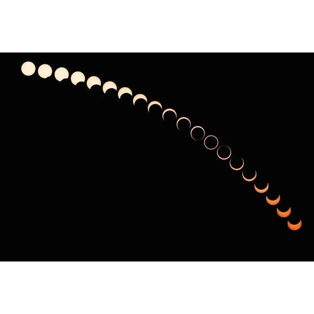 Siegfried Layda, Annular Solar Eclipse, Photographic Paper, in Flawless conditions. Designed from 2000 This piece has an...