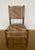 Rustic Vintage North American Rustic Wooden Chair with Woven Back and Seating For Sale - Image 3 of 17