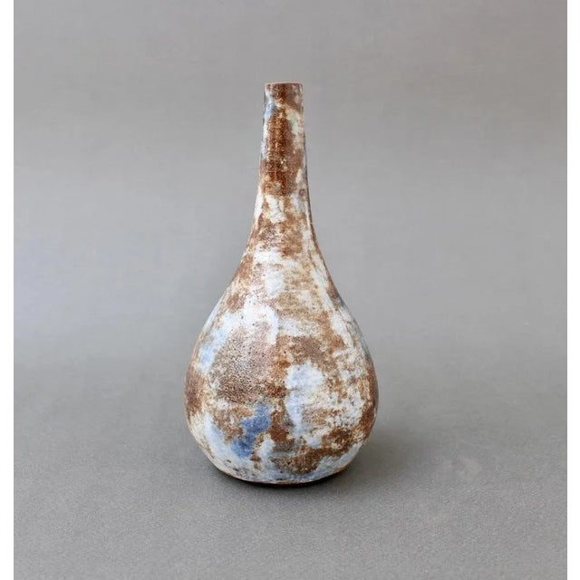 Small Mid-Century Ceramic Flower Vase by Alexandre Kostanda, 1960s For Sale - Image 11 of 11