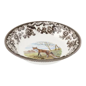 Spode Woodland Ascot Cereal 8", Red Fox