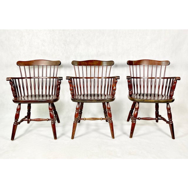 Windsor Chairs, UK, 1960s, Set of 3 For Sale - Image 3 of 15