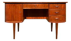 Danish Modern Teak Writing Desk in the Style of Arne Vodder, Denmark, Circa 1960s