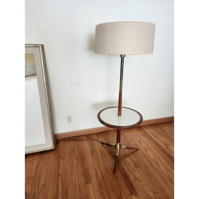 Brown 1960s Tony Paul Mid-Century Modern Floor Lamp For Sale - Image 8 of 12