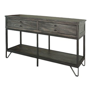 Sawyer Parota Wood Console Table For Sale