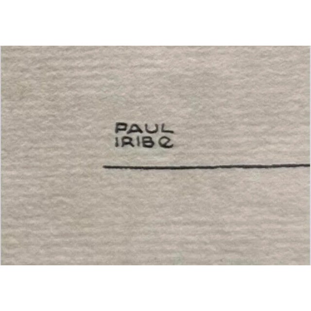 Paul Iribe "Les Robes De Paul Poiret Racontées Par Paul Iribe" Original Stencil Art Circa 1908 With Watermark For Sale - Image 4 of 14