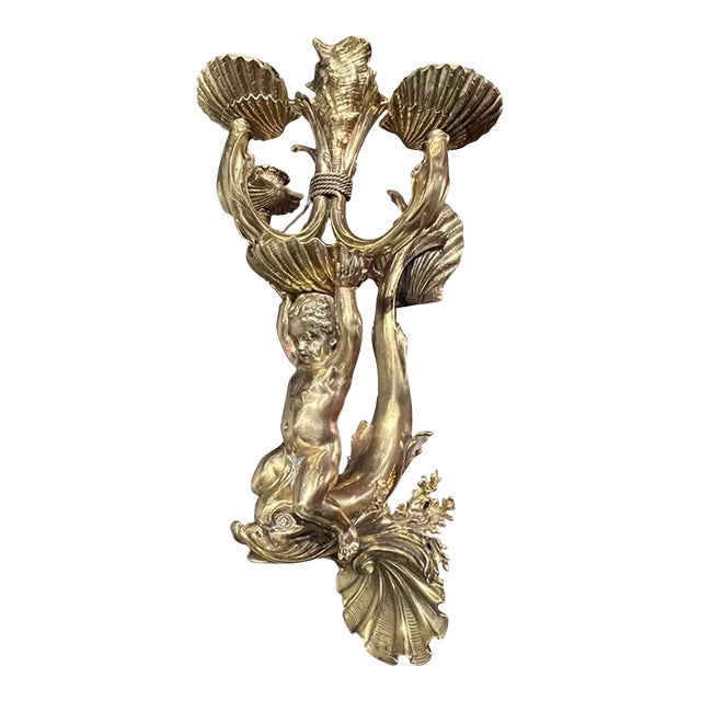 1900 Caldwell Bronze Sconce For Sale