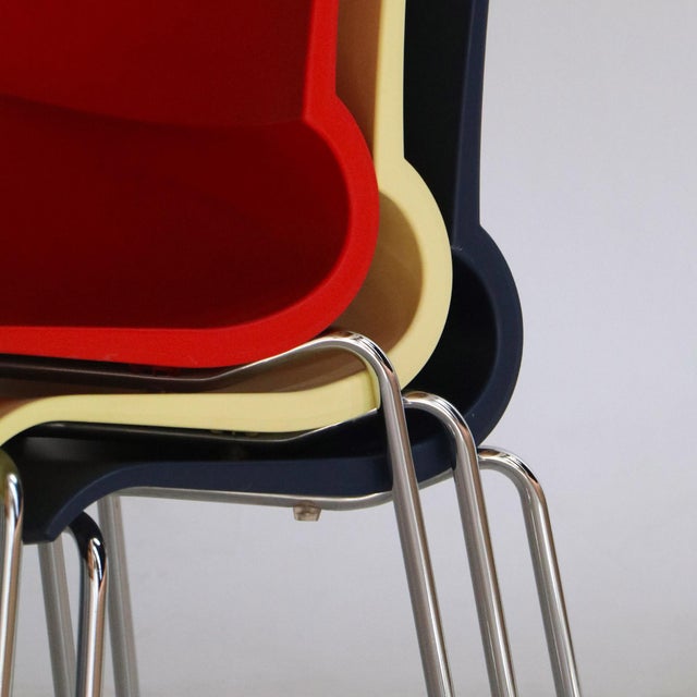 Ricciolina Chair by Marco Maran for MaxDesign - Primary Color Plastic Chair - Modern Italian Design For Sale In Chicago - Image 6 of 14