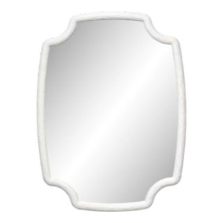 Selene Mirror in White For Sale