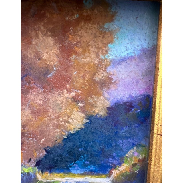 Mid-Century Modern Framed Pastel Landscape of Foxen Canyon, Signed by David Wolfram For Sale - Image 3 of 8