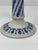 Wedgwood Antique c.1876 Wedgwood White Jasperware Candlesticks - Pair of Rare White Columns With Cobalt Blue Spiral Twist Relief For Sale - Image 4 of 12