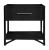 Olympia One-Drawer Nightstand in Black For Sale In West Palm - Image 6 of 6
