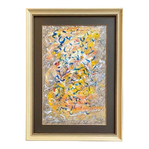 Satori Gregorakis Original Abstract Gouache Painting 2012