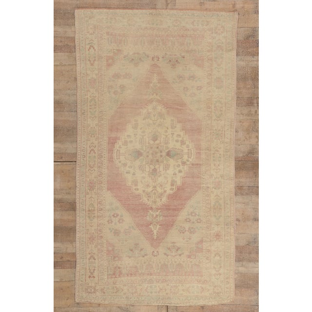 Vintage Turkish Oushak Rug, 05'07 X 10'02 For Sale - Image 10 of 10