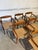 In Style of h.w. Klein for Bramin Teak and Rosewood Woven Cord Dining Armchairs Set of 6 Danish Mid-Century Modern 1960s For Sale In Los Angeles - Image 6 of 16