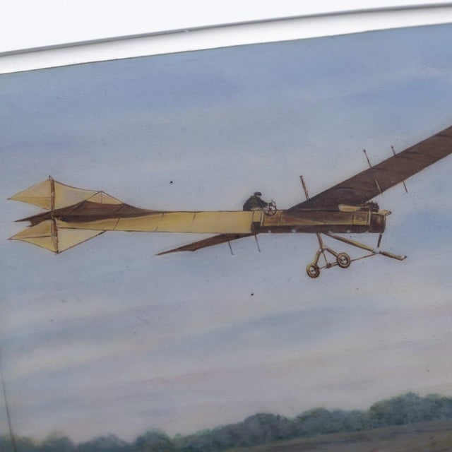 Antique German Silver and Enamel Aviation Themed Cigarette Case, 1900 For Sale - Image 12 of 18