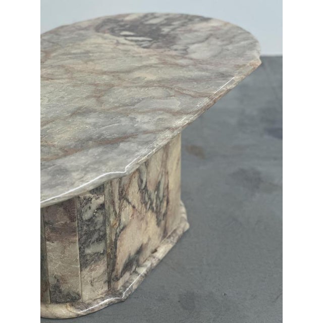 Classic Fior di Pesco Marble Coffee Table, Italy, 1970s For Sale - Image 9 of 13