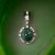 Metal Garnet Tsavorite & Diamond Earrings 14k WG 22.44 TCW Certified For Sale - Image 7 of 13