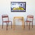 1950s Set of Vintage Tubular Steel Chairs from Tolix, 1950s For Sale - Image 5 of 16