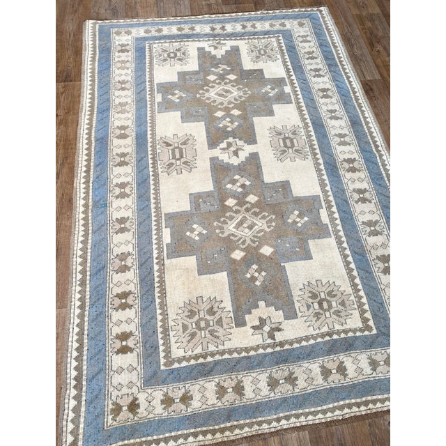 Bellwether Rugs Vintage Oushak - 4'11" X 7'2" For Sale - Image 4 of 5