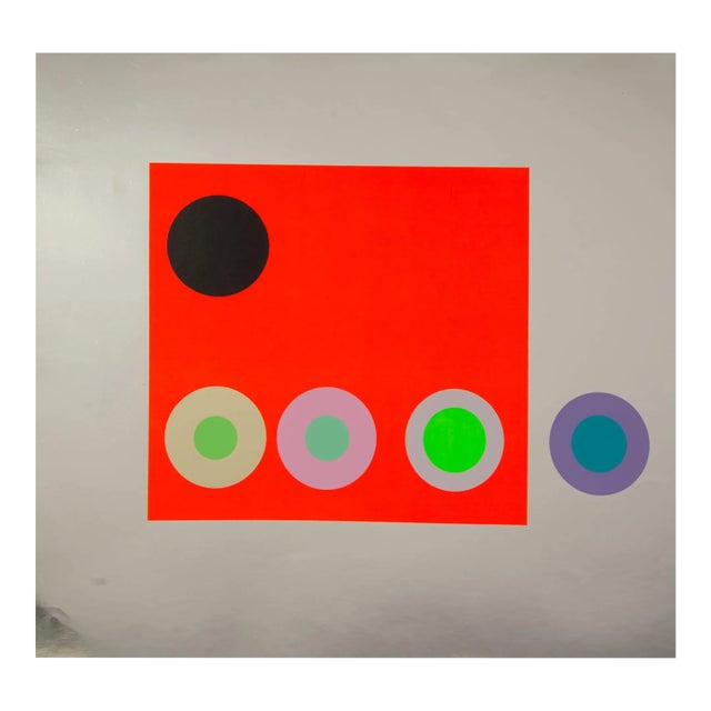 Abstract Op Art Serigraph Print by Peter Gee For Sale