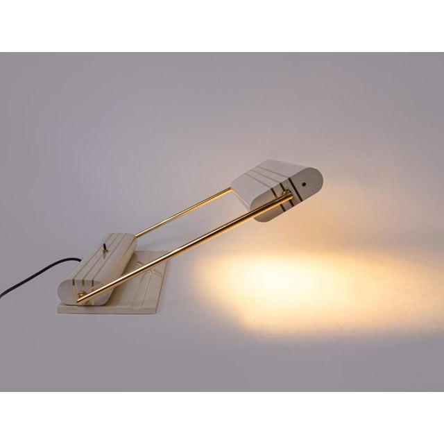 Art Deco Articulating Streamline Desk Lamp, 1930s For Sale - Image 6 of 12