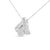 Subtle enough for daily wear but elegant enough for a night at the opera, this stunning 14k white gold pendant appears to...