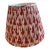 Red Ikat Lamp Shade For Sale