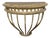 Restoration Hardware Hayrack Cast Iron Demilune Console Table For Sale