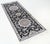 Pasargad DC Navy Blue Fine Hand Knotted Silk & Wool Nain Rug For Sale - Image 4 of 4