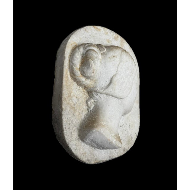 Unknown, Profile of a Woman, 1880, Marble For Sale - Image 3 of 11